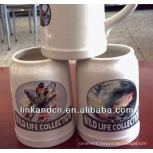 270/650/950ml ceramic beer mug with different logo